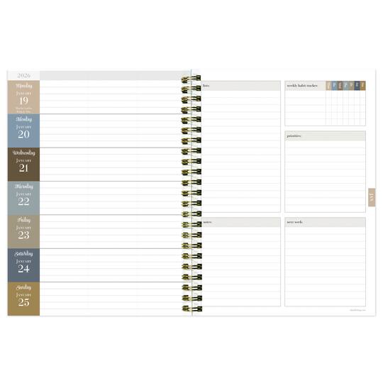 TF Publishing 2025-2026 Simply French Blue Medium Weekly/Monthly Planner